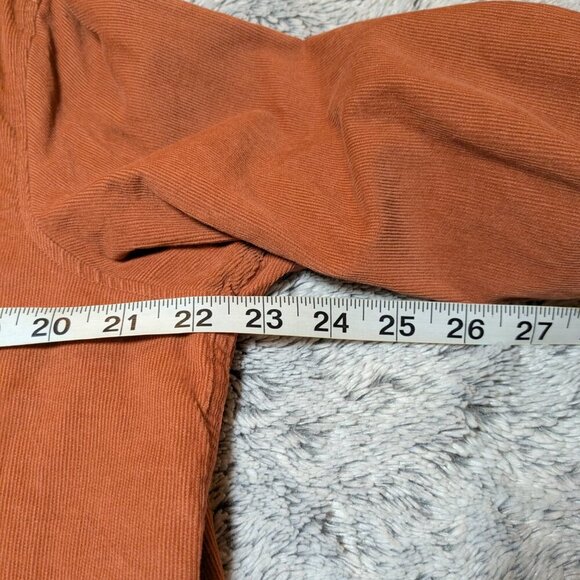 Fjallraven Cord Shirt Burnt Orange Ovik Comfort Fit Long Sleeve Large - Picture 8 of 11